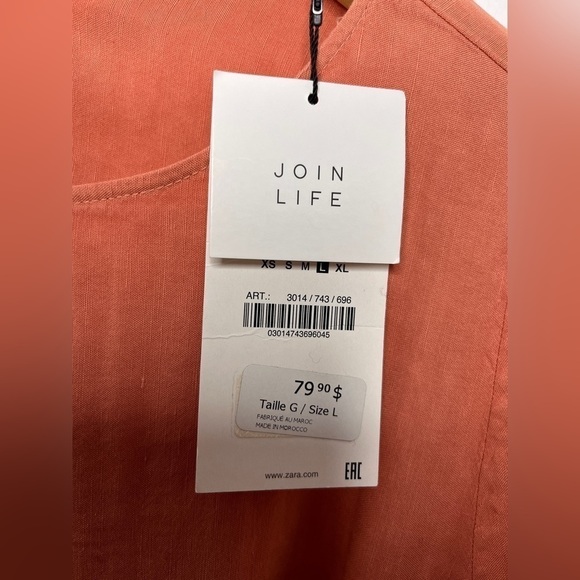 Zara Orange Backless Dress - Picture 3 of 12